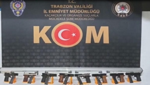Trabzonda silahlı suç örgütlerine operasyon!